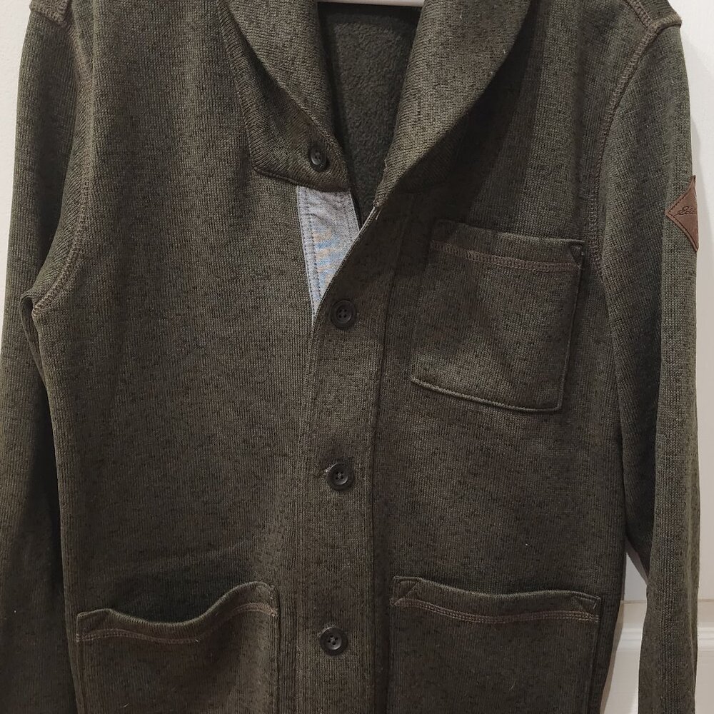 Eddie Bauer Green Cardigan Small